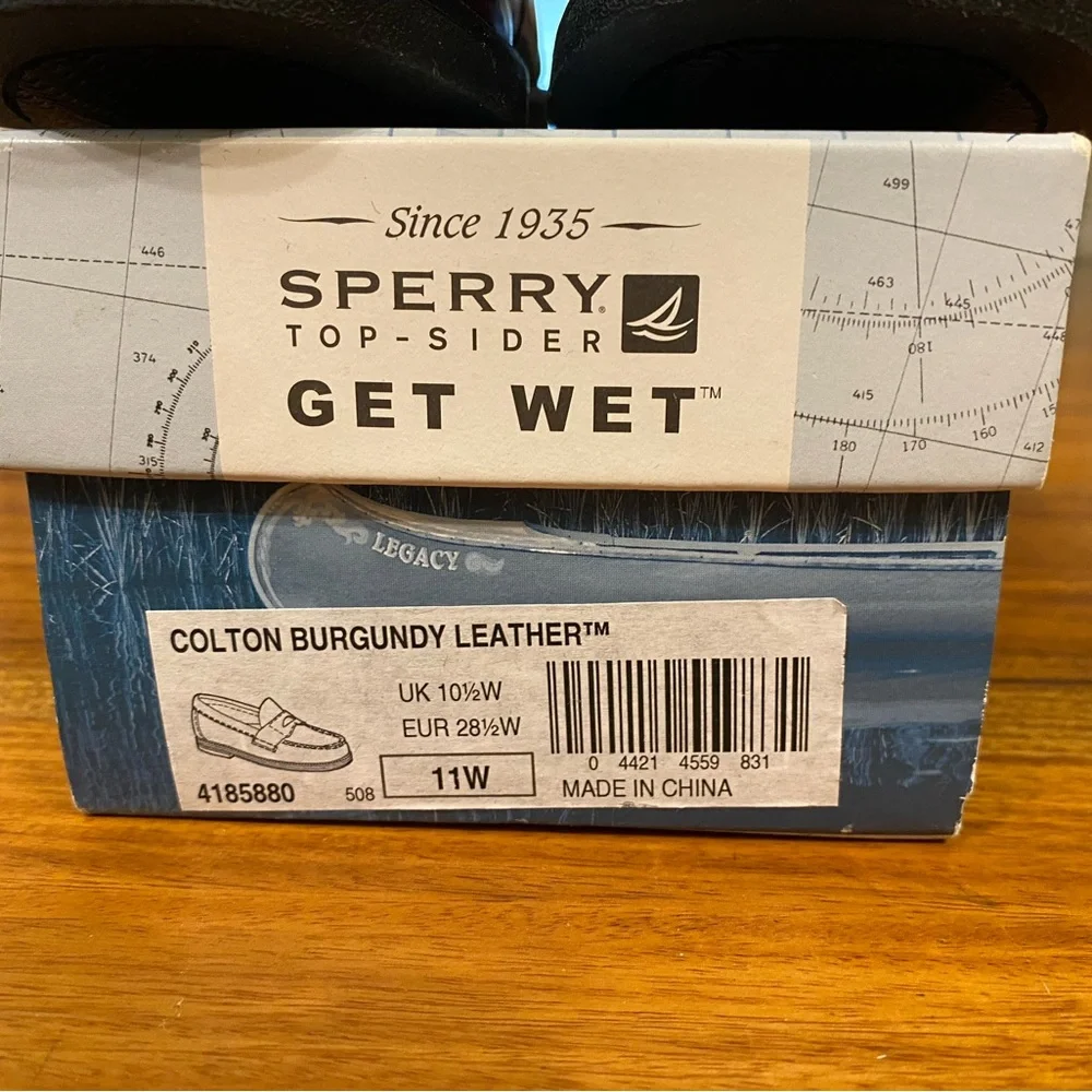 Sperry Kids Burgundy Penny Loafers